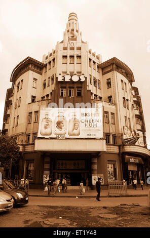 Eros-Kino bauen Mumbai Indien Stockfoto