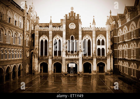 St Xaviers College Bombay Mumbai Maharashtra Indien Indian Colleges Asia Asian Asian Stockfoto