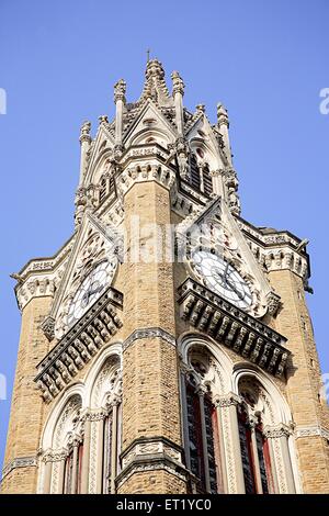 Rajabai Clock Tower; Churchgate; Bombay; Mumbai; Maharashtra; Indien; Asien; Asiatisch; Indisch Stockfoto