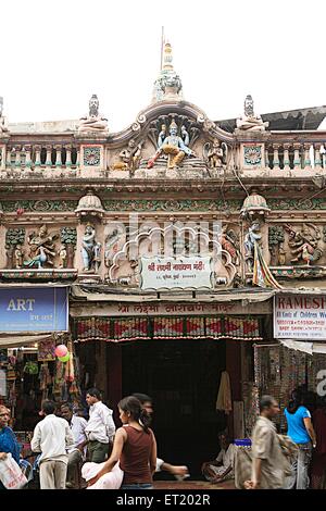 Shri Lakshmi Narayan-Tempel; Bhuleshwar; Charni Straße; Bombay Mumbai; Maharashtra; Indien Stockfoto