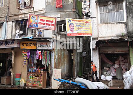 Sitaram Podar Straße; Fanas Wadi; Charni Straße; Bombay Mumbai; Maharashtra; Indien Stockfoto