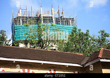 Bau und Altbau Sharaf Stiftung; Charni Straße; Bombay Mumbai; Maharashtra; Indien Stockfoto