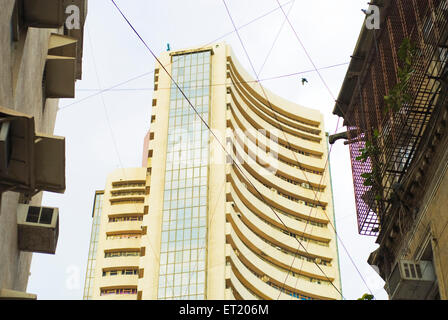 BSE Bombay Stock Exchange Building, Bombay, Mumbai, Maharashtra, Indien, Asien Stockfoto
