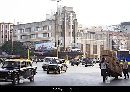 Bollywood-Kino-Saal Theater Metro; Dhobi Talao; Vasudev Balwant Phadke Chowk; Marine Lines; Bombay-Mumbai Stockfoto