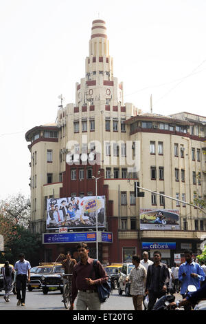 Eros Theater, Art Deco, Kinosaal, Ahilyabai Holkar Chowk, Churchgate, Bombay, Mumbai, Maharashtra, Indien, Asien, Asiatisch, Indisch Stockfoto