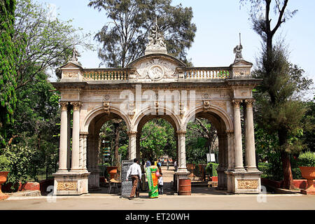 Eingang; Victoria Gärten; Jijamata Udyan; Veermata Jijabai Udyan; Rani Bagh; Byculla Zoo; Bombay; Mumbai; Maharashtra; Indien; Asien Stockfoto