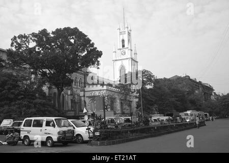 St. Thomas Kathedrale; Fort; Veer Nariman Straße; Bombay Mumbai; Maharashtra; Indien 10. Januar 2009 Stockfoto