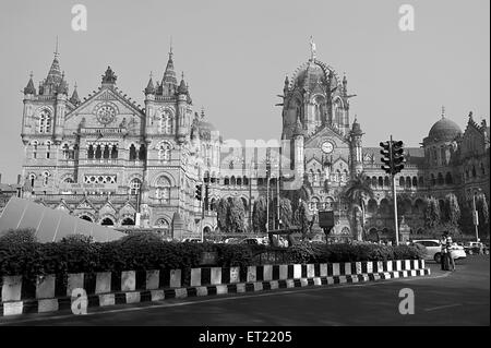 Chhatrapati Shivaji Terminus Railway Station Mumbai Maharashtra Indien Asien Dez 2011 Stockfoto