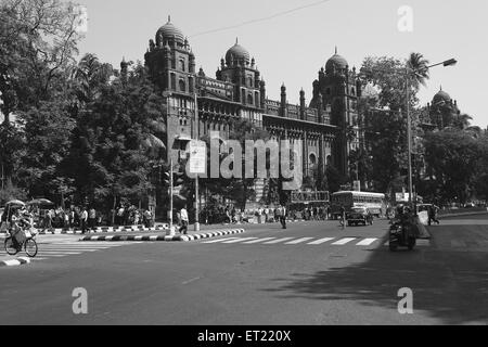 General Post Office, GPO, Chhatrapati Shivaji Terminus Area, CST, VT, Fort, Bombay, Mumbai, Maharashtra, Indien, Asien, Asien, Indisch Stockfoto