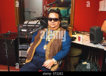 Bappi Lahiri ; Alokesh Lahiri ; Indischer Sänger, Komponist, Politiker, Disco Musiker und Plattenproduzent ; Indien ; Asien Stockfoto