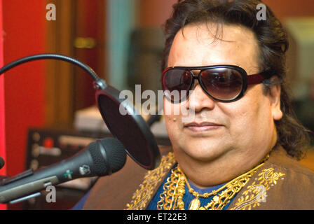 Bappi Lahiri ; Alokesh Lahiri ; Indischer Sänger, Komponist, Politiker, Disco Musiker und Plattenproduzent ; Indien ; Asien Stockfoto