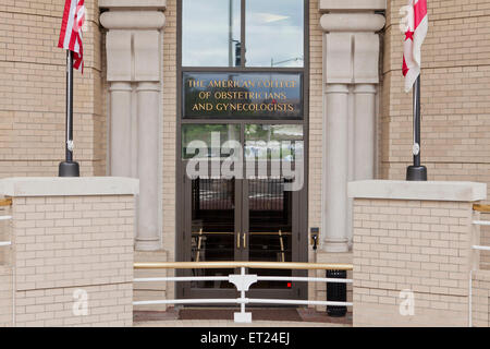 American College of Geburtshelfer und Gynäkologen - Washington, DC USA Stockfoto