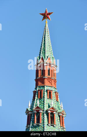 Vodovzvodnaya Turm des Moskauer Kreml, Russland Stockfoto