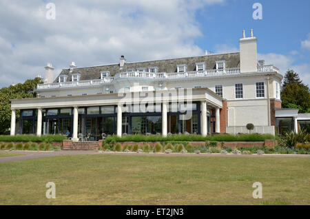 Teil des Cannizaro House in Wimbledon Cannizaro Park, jetzt das Hotel du Vin. Stockfoto