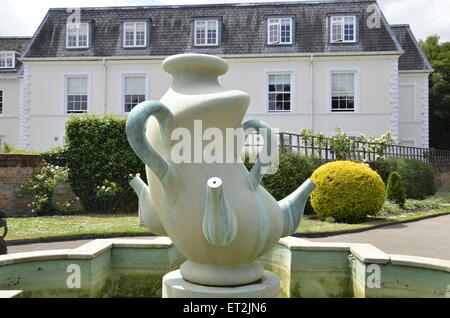 Teil des Cannizaro House in Wimbledon Cannizaro Park, jetzt das Hotel du Vin. Stockfoto