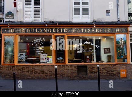 Eine Bäckerei in Paris Stockfoto