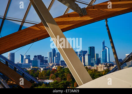 Frankreich, Paris, Louis Vuitton Foundation (Fondation Louis Vuitton), Kunstmuseum Stockfoto