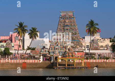 Kapaleeswarar Hindu Tempel Chennai Tamil Nadu Indien Stockfoto