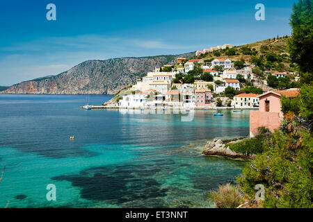 Assos, Kefalonia, Griechenland Stockfoto