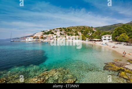 Assos, Kefalonia, Griechenland Stockfoto