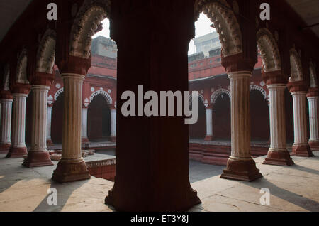 Leben auf den Ganges in Varanasi Stockfoto