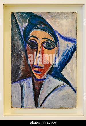 Frankreich, Paris, Musée Picasso, Büste einer Frau oder Seemann (Studie für Les Demoiselles d ' Avignon), 1907 Stockfoto