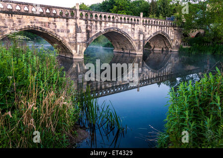 Maut Brücke über den Fluss Avon bei Bathampton Somerset England UK Stockfoto