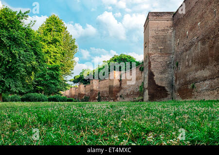 Parco Integrato Delle Mura Aureliane, Rom Italien Stockfoto