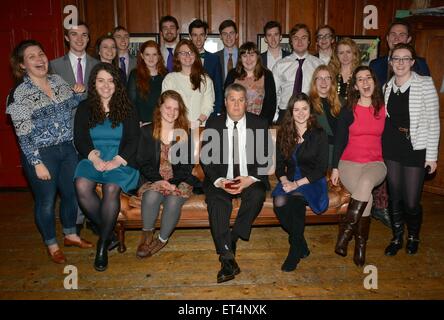 Lemony Snicket Autor Daniel Handler erhält eine Gold-Medaille der Ehrenschutz von der Trinity College Philosophical Society Dublin mit: Daniel Handler wo: Dublin, Irland: 9. Dezember 2014 Credit: WENN.com Stockfoto