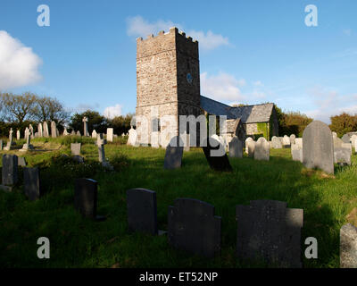 St. Nectan Kirche, Welcombe, Devon, UK Stockfoto