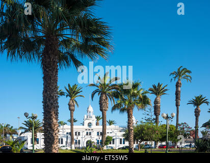 Stadt und Hafen von Arica in der Atacama-Region von Chile Stockfoto