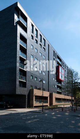 Kartoffel Wharf Apartments, Castlefield, Manchester, England, UK Stockfoto