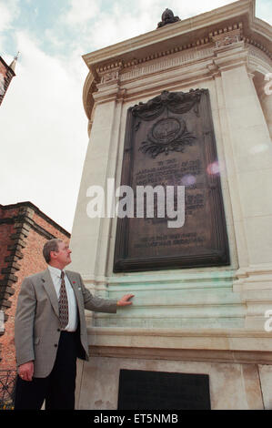 Stockton Kenotaph, 14. Mai 1997. Terry Thwaites Stockfoto