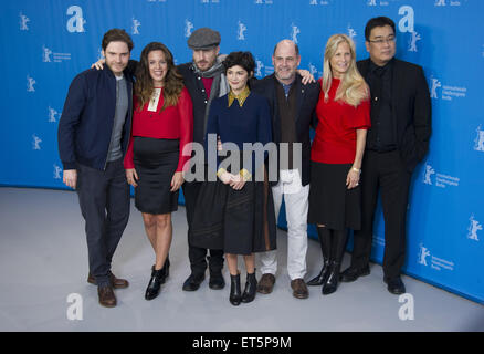 65. Internationalen Filmfestspiele Berlin (Berlinale) - "Jury" - Fototermin mit: Daniel Brühl, Claudia Llosa, Darren Aronofsky, Audrey Tautou, Matthew Weiner, Martha De Laurentiis, Bong Joon-ho wo: Berlin, Deutschland bei: Kredit-5. Februar 2015: IPA/WENN.com ** nur verfügbar für die Veröffentlichung in UK, USA, Deutschland, Österreich, Schweiz ** Stockfoto