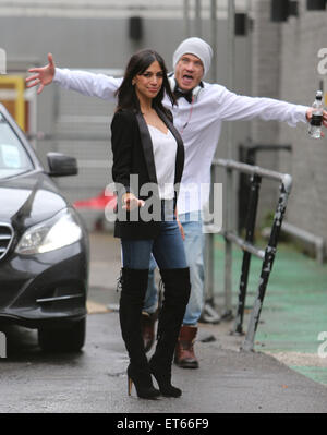 Fiona Wade, Michelle Hardwick und Matthew Wolfenden außerhalb der ITV Studios mit: Fiona Wade, Matthew Wolfenden Where: London, Vereinigtes Königreich bei: Kredit-12. Dezember 2014: Rocky/WENN.com Stockfoto