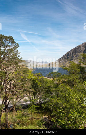 Snowdonia North Wales Uk National Trust Llyn Ogwen See Stockfoto