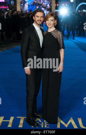 Nachts im Museum: Geheimnis des Grabes - UK-Film-Premiere im Empire Leicester Square statt.  Mitwirkende: Dan Stevens, Gast wo: London, Vereinigtes Königreich bei: Kredit-15. Dezember 2014: Daniel Deme/WENN.com Stockfoto