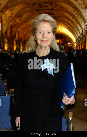 Präsentation des Bayerischen Verdienstorden im Antiquarium der Residenz Featuring: Christiane Hörbiger wo: München, Deutschland: Kredit-17. Dezember 2014: Franco Gulotta/WENN.com Stockfoto