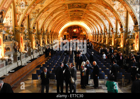 Präsentation des Bayerischen Verdienstorden im Antiquarium der Residenz Featuring: Atmosphäre wo: München, Deutschland: Kredit-17. Dezember 2014: Franco Gulotta/WENN.com Stockfoto