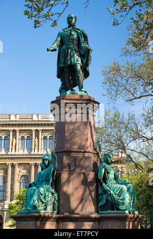 Széchenyi Statue vor der ungarischen Akademie der Wissenschaften, Budapest Stockfoto