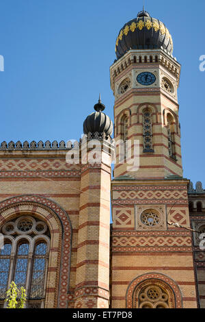 Große Synagoge, Dohány Straße Synagoge, Budapest, Ungarn Stockfoto