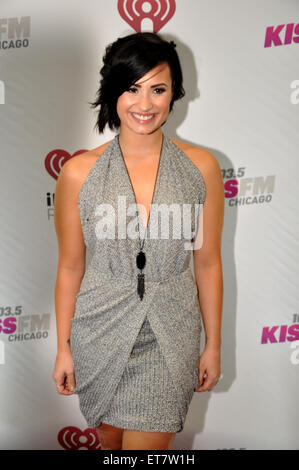 1035 KISS FM Jingle Ball - Ankünfte mit: Demi Lovato wo: Rosemont, Illinois, Vereinigte Staaten, wann: 18. Dezember 2014 Kredit: C.M. Wiggins/WENN.com Stockfoto