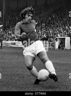 Leyton Orient 4-1 Cardiff City, Liga Division 2 match bei Brisbane Road, Samstag, 21. August 1971. Im Bild, John Parsons, Cardiff City Football-Spieler, 1968-1973. Stockfoto