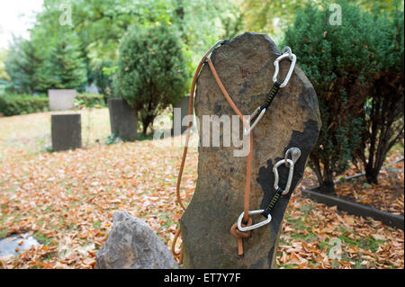 Berlin, Deutschland, ein Grabstein in der alten St. Matthäus Kirchhof Berlin Stockfoto