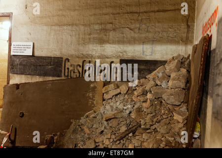 Berlin, Deutschland, unbekannten Berliner u-Bahn-Tunnel Stockfoto