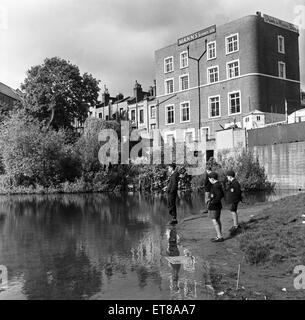 Szenen in Hampstead, Nord-London. 24. September 1954. Stockfoto