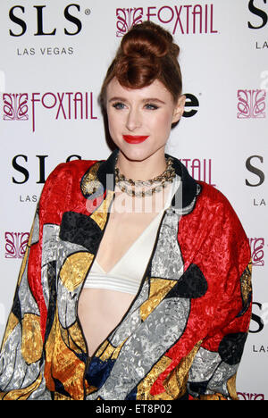 Kiesza beherbergt "Mitgliedschaft montags" Foxtail Nachtclub in SLS Las Vegas Hotel & Casino Featuring: Kiesza wo: Las Vegas, Nevada, USA bei: Kredit-29. Dezember 2014: DJDM/WENN.com Stockfoto