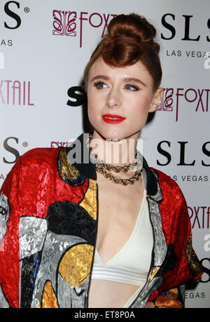 Kiesza beherbergt "Mitgliedschaft montags" Foxtail Nachtclub in SLS Las Vegas Hotel & Casino Featuring: Kiesza wo: Las Vegas, Nevada, USA bei: Kredit-29. Dezember 2014: DJDM/WENN.com Stockfoto