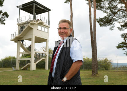 Rasdorf, Deutschland, Volker Bausch, Direktor der Point Alpha Stiftung Stockfoto