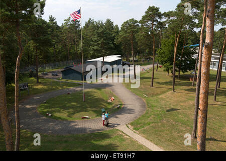 Rasdorf, Deutschland, Blick vom Aussichtsturm in der Gedenkstätte Point Alpha Stockfoto